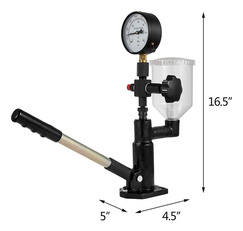 Probador Presion Inyectores Diesel Hierro 60mpa 8000psi  Foto 7