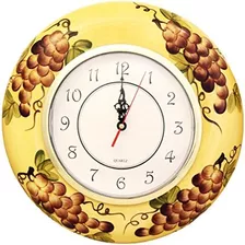 La Reloj De Pared Para Cocina Y Hogar, Decoración Toscana De