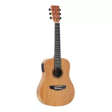 Violão Acústico Strinberg Forest Eletrico Fs2b Para Destros Mahogany Satin Acetinado Fosco