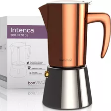 Bonvivo Intenca - Cafetera De Café Expreso Para Estufa, Lu.