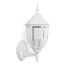 Farol Decorativo Español Blanco Exterior Luminario Pared