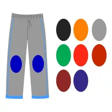 Joelheira Termo Colante Para Calça Infantil Kit 5 Pares