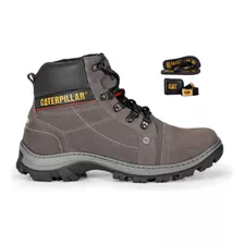 Bota Masculina Caterpillar Confort Trilha Trabalho + Brindes