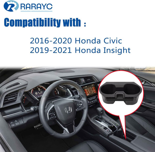 Portavasos Compatible Con Honda Civic Insight 2016, 2017, 20 Foto 2