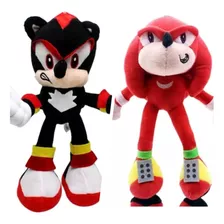 Set De Peluches Shadow Y Knuckles Envío Gratis 