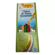 Lapices De Cera Jovi 6 Colores