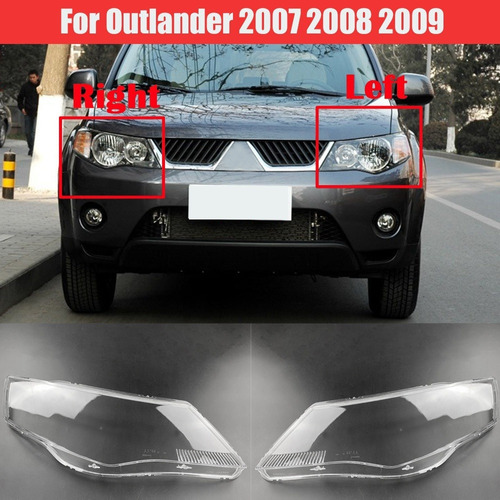 Carcasa De Lmpara Para Mitsubishi Outlander 2007, 2008 Y 20 Foto 3
