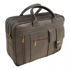 Bolsa Pasta Executiva Notebook De Couro Legitimo Nobre 4022 