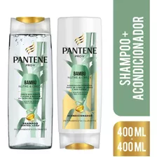 Pack Shampoo + Aco Pantene Pro-v Bambú Control Caída 400 Ml