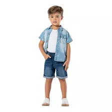 Camisa Infantil Masculina Mania Kids Jeans