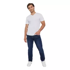 Jeans Hombre Straight Fit Azul Corona