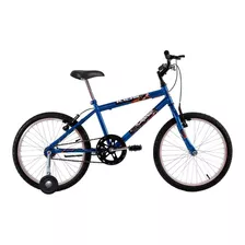 Bicicleta Infantil Aro 20 + Rodinha Masculina Passeio Krs