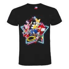 Polera Sonic Estampado Dtf