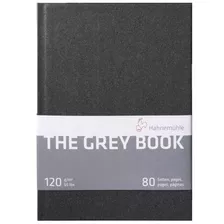 2x Caderno Desenho Hahnemuhle Grey Book A4 A5 120g 80 Folhas