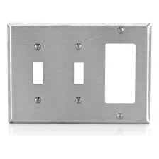 Leviton 84421 40 3-gang 2-toggle Decora/gfci De Disposi