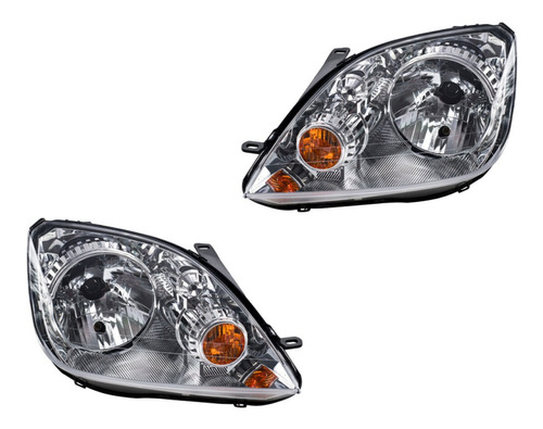 Par De Faros Depo Ford Fiesta 2003 2004 2005 2006 2007 Foto 8