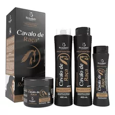  Kit Capilar Cavalo De Raça Com 4 Itens Bio Instinto