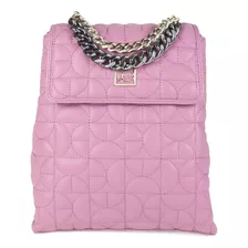 Mochila Cloe Para Mujer Cadenas Monograma Bordado