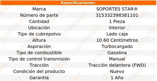 1) Cubre Polvo Junta Lado Caja Int Bora 2.0l 4 Cil Std 07/09 Foto 2