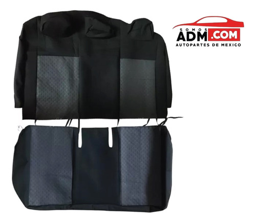 Cubre Asiento Kia Forte 2019 2020 2021 Negro Tela Automotriz Foto 2