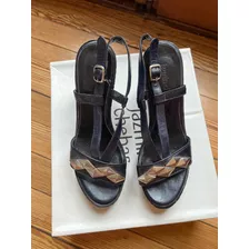 Sandalias Jazmin Chebar Nro 39 Impecables Con Plataforma.