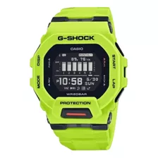 Relógio Masculino G-shock Gbd-200 Verde Limão Prova D'agua
