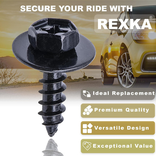 Rexka 30 Unids M6 X Pulgadafender Liner Bumper Cover Wheelho Foto 4