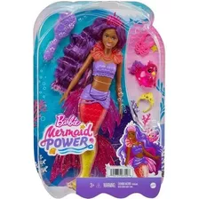 Boneca Barbie Articulada Mermaid Power Brooklyn Mattel Hhg53