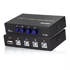 Switch Hub Switcher Abs 4 Portas Usb2.0 Tipo-b Impressora