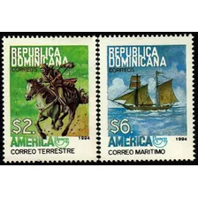Tema América Upaep - Dominicana 1994 - Serie Mint