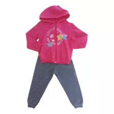 Conjunto De Moletom Infantil Menina Criança Rosa Pink 