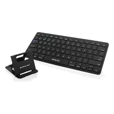 Teclado Bluetooth Delgado Múltiples Dispositivos Iogear Con