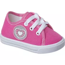 Tenis Bebe Infantil Meninas Coração Leve Delicado Tfbi01