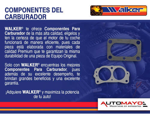 Kit De Carburador Walker Firenza L4 2.0l 1983-1984 Foto 4