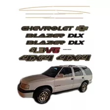 Kit Faixa Adesivos Chevrolet Blazer Executive V6 4x4 96 A 00