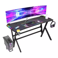 Escritorio Gamer - Mesa Pc - Con Luces Rgb - Expansión Uy