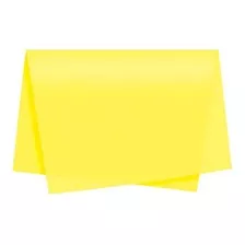 Folha Papel De Seda Para Presentes Colorido 48x60 C/10 Unid Cor Amarelo