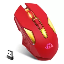 Felicon Mouse Inalambrico Para Juegos Recargable Con Retroil