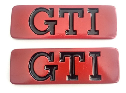 Par Emblemas Gti Golf A2 Volkswagen Moldura Delgada Puertas Foto 3