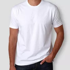 Camiseta 100% Algodão Branca 