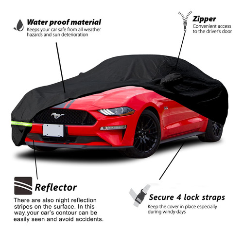 Cubierta Impermeable Para Automvil Yixin Para Ford Mustang Foto 2