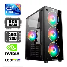 Cpu Pc Gamer Core I7 3770 3.9ghz 8gb Ssd 240gb Geforce 2gb