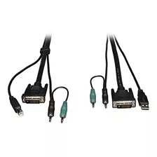  Juego De Cables De 10 Pies Para Conmutadores Kvm Seguros B0