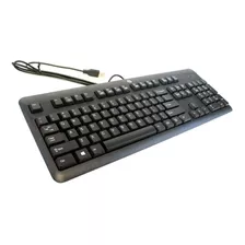 Teclado Hp - Usb Preto - De Mostruário - Pronta Entrega