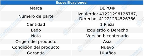 Faro Para Niebla Depo Volkswagen Jetta Del 2011 Al 2014 Foto 4