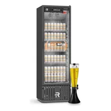 Cervejeira Porta Vidro Vcce400pvpb 220v Com Chopeira 3,5l