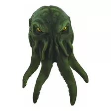 Cthulhu Green Pulpus Monster - Mscara De Disfraz Para Adulto