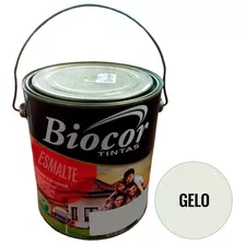 Tinta Esmalte À Base D'água Gelo Brilhante Lata 3,6l Biocor