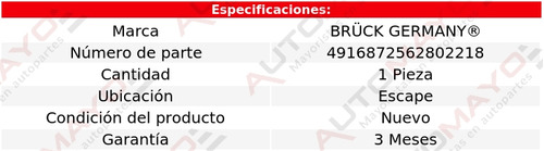 Un rbol De Levas Escape Bruck Xterra L4 2.4l 1999-2004 Foto 2