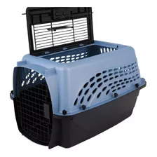 Transportadora Perro Y Gatos Kennel Petmate 6.8 Kg Azul